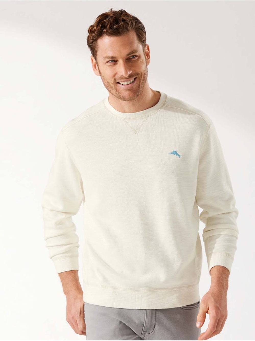 Tommy Bahama Tobago Bay Crewneck Sweatshirt, Men’s Relaxed Large